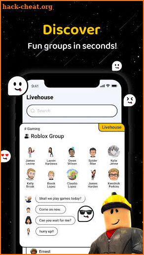 Livehouse-Create your Group! screenshot