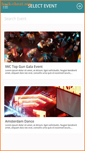 LiveImpact Events screenshot
