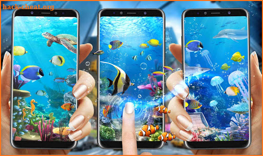 Lively Aquarium Fish Theme screenshot