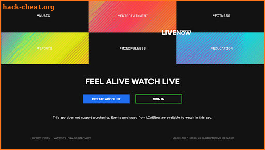 LIVENow for Android TV screenshot