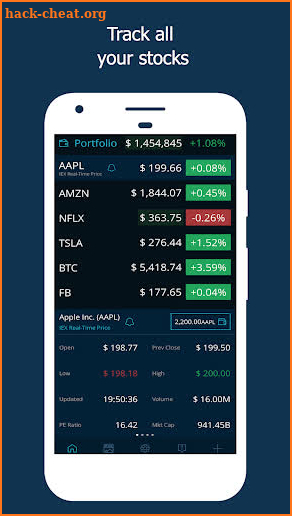 LiveQuote: Stocks & Cryptos screenshot