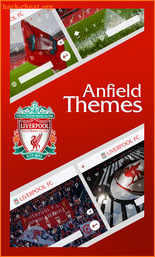 Liverpool FC Official Keyboard screenshot