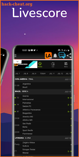 Livescores App: Football Scores live Sports screenshot