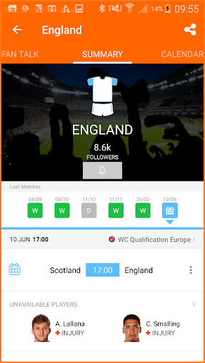 LiveSoccer: soccer live scores in real-time screenshot
