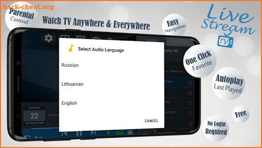 Livestream TV - M3U Stream Player IPTV screenshot