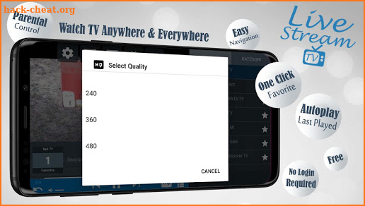 Livestream TV - M3U Stream Player IPTV screenshot