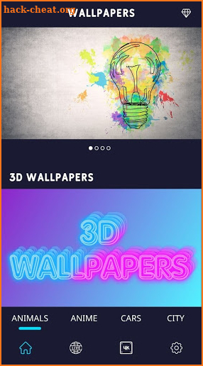 LiveUp Wallpapers 4D screenshot