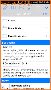 Living Bible screenshot