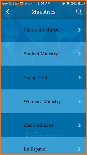 Living Word Family Church screenshot