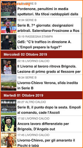 Livorno Calciomercato screenshot