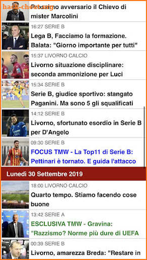 Livorno Calciomercato screenshot