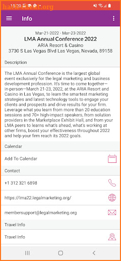 LMA Annual Conference 2022 screenshot