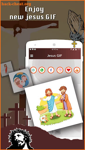 Load Jesus GIF : Greetings & Wishes GIF screenshot