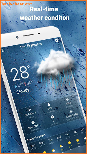 Loal Weather Now & Forecast screenshot