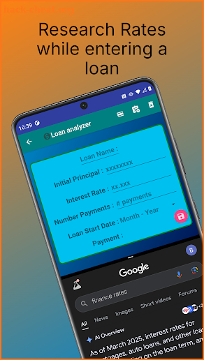 Loan Analyzer screenshot