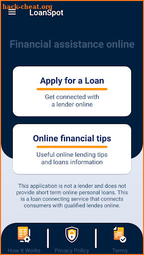 LoanSpot Payday Loans: get connected with a lender screenshot