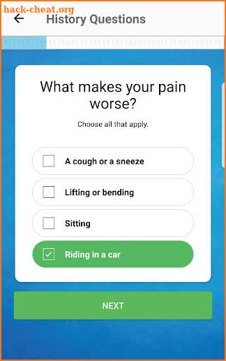 LOBAK - Back Pain Diagnosis screenshot