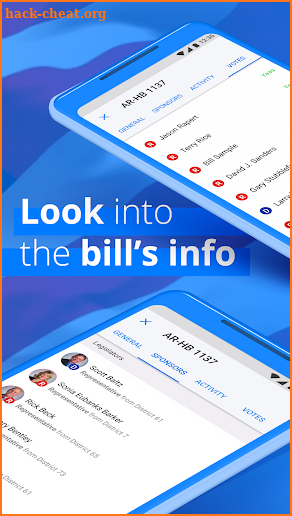 LobbyUp - Legislative Bill-Tracking App screenshot
