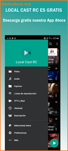 Local Cast RC, IPTV, Chromecast screenshot