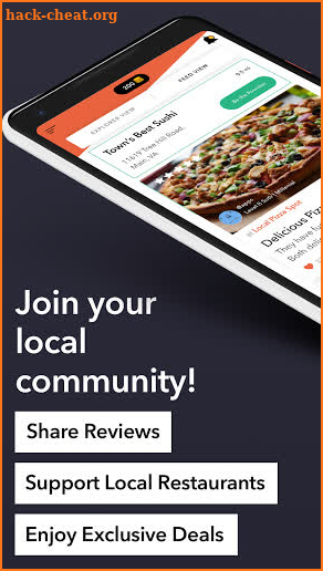 Local Restaurants, Food, Social Media App - Sutlr screenshot