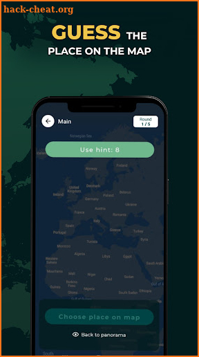 Locality - World map challenge screenshot