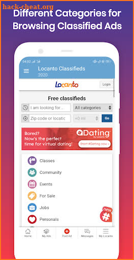 Locanto Classifieds screenshot