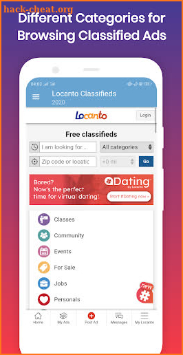 Locanto Listings screenshot