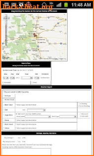 Location App to SpotterNetwork screenshot