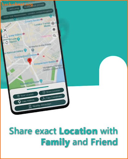 Location tracker: location sharing&GPS coordinates screenshot