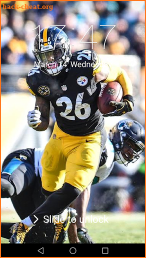 Lock screen for Pittsburgh Steelers 2018 screenshot
