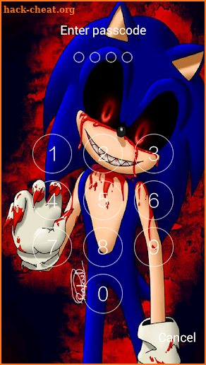 Lock Screen For Sonic.exe screenshot