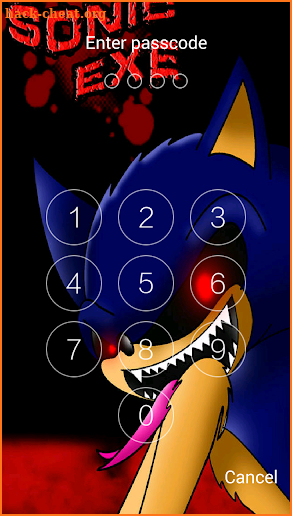 Lock Screen For Sonic.exe screenshot