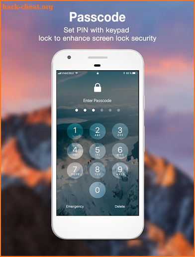 Lock screen I.O.S 12 screenshot