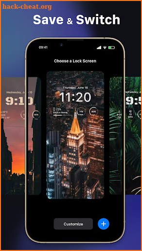 Lock Screen iOS 16 screenshot