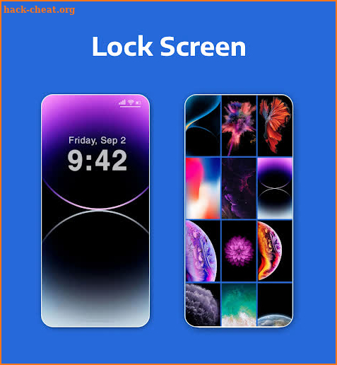 Lock Screen OS 17 screenshot