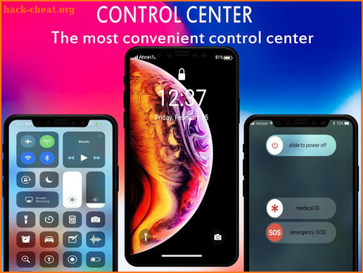 Lock Screen Phone X & 8 Style IOS 11- Best Applock screenshot