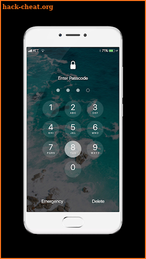 LockScreen Phone-Notification screenshot