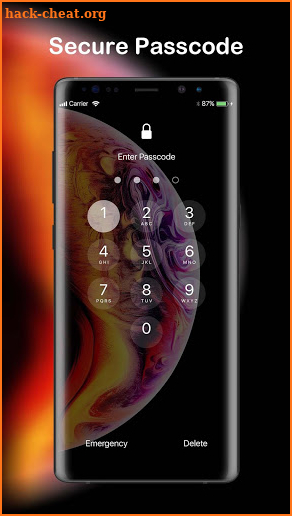 LockScreen Phone XS - Notification screenshot