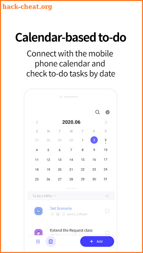 LockScreen To Do - calendar, schedule, memo screenshot