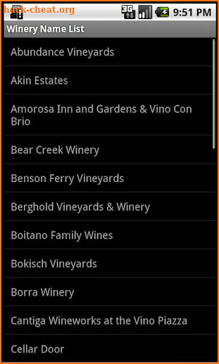 Lodi Winery Finder for Phones screenshot