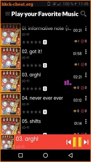 Loffee - Lo-Fi Music Player screenshot