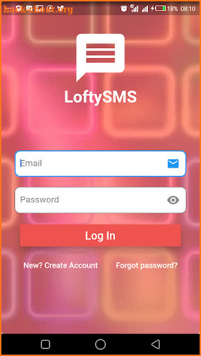 Loftysms Application screenshot