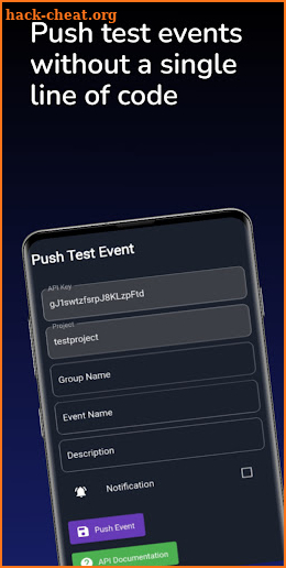 LogHive - Event tracking screenshot