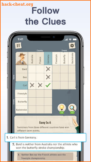 Logic Clue Game screenshot