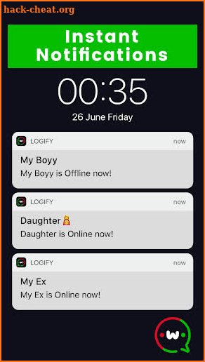 Logify - WhatsApp Tracker screenshot