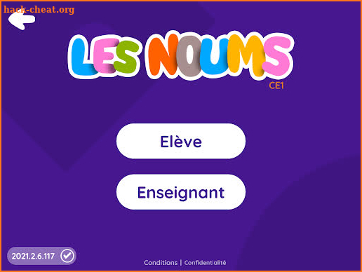 Login Access: Les Noums CE1 screenshot