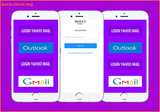 Login for YAHOO Mail & inbox Gmail mail. screenshot