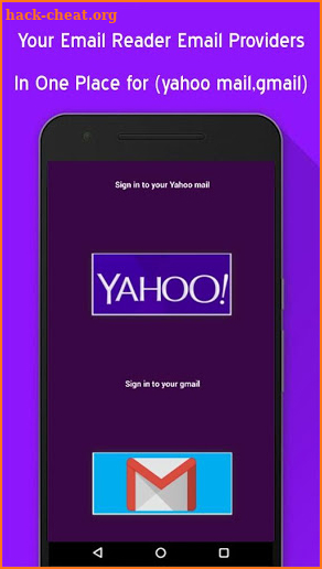 Login For Yahoo Mail Mobile Mail App screenshot