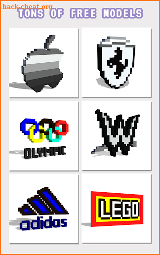 Logo 3D Color by Number: Voxel Coloring Book Pages screenshot
