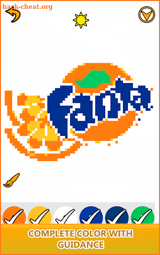 Logo Color by Number - Pixel Art, Sandbox Coloring screenshot